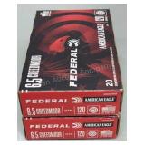 2x Federal 6.5 creedmoor 20rds/box