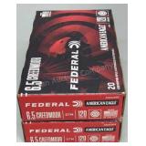 2x Federal 6.5 creedmoor 20rds/box