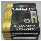 2x Zuber 12ga 00-buckshot 10rds/box