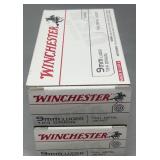 2x Winchester 9mm Luger 50rds/box