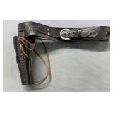 Black Pistol Belt & Holster