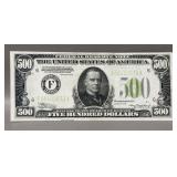 Very Good 1934 $500 Federal Reserve Note