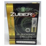 2x Zuber 12 Ga 00 Buckshot 10 Rds/Box