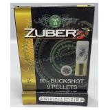 2x Zuber 12 Ga 00 Buckshot 10 Rds/Box