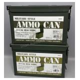 2x 50 Cal Ammo Cans, Like New!