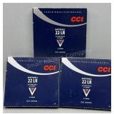 3x CCI 22LR Shotshells 31Gr #12 Shot 20 Rds/Box
