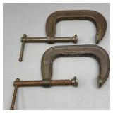 Pair 4in C Clamps