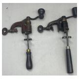 Two antique shotgun shell crimpers