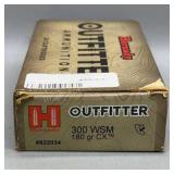 14 Rds Hornady 300 WSM 180Gr CX, 6 Rds FC