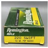 15 Rds Remington 220 Swift 50 Gr PSP 4 Rds