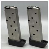 Pair of Kimber Micro 9 9mm Magazines