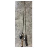 2 Zebco Reel Fishing Poles - Ultralite