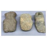 3 Indian Artifacts Axe/Tomahawk, Some