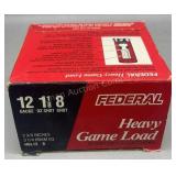 Federal 12ga Heavy game load 25rds 2,3/4in