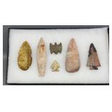 Assortment of Indian Artifacts - 5 1/2in Largest