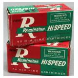 2x NOS Remington HiSpeed 22Lr 50 Rds/Box