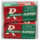 2x NOS Remington HiSpeed 22Lr 50 Rds/Box