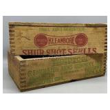 Remington UMC Shur Shot Wooden Crate 2 Pieces
