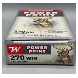 Winchester 270 Win 20 Rds/Box 130Gr