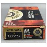 Federal 338 Federal 20 Rds/Box 185Gr