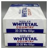 2x Nosler Whitetail 30-30 Win 20 Rds/Box 150Gr