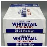 2x Nosler Whitetail 30-30 Win 20 Rds/Box 150Gr