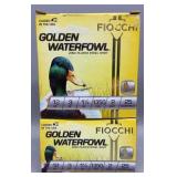 2x Fiocchi Golden Waterfowl 12Ga 3in 2 Shot 25