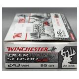Winchester 243 Win 20 Rds/Box 95Gr