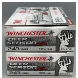 2x Winchester 243 Win 20 Rds/Box 95Gr