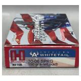 17 Rds Hornady 30-06 150Gr