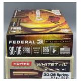 14 Rds Federal 30-06 165Gr BSP 20 Rds Brass