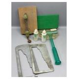 Redding Trimmer, Case Lube, Sizing Chart, Hammer