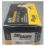 Sig Sauer 38 SPL 50 Rds/Box
