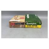 Hornady 243 Win 20 Rds/Box & 20 Rds/Box Brass