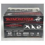 Winchester 12Ga 25 Rds/Box 2 3/4in 8 Shot
