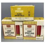 3x Sears Ted Williams 12 Ga 8 Shot 25 rds/Box