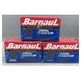 3x Barnaul 7.62x51 20 Rds/Box 168Gr