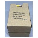 2x Winchester 5.56mm M193 30rds/box