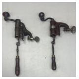 Two antique shotgun shell crimpers