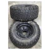 Pair New Bad Boy 23x9.00-12 Wheels and Tires