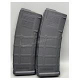 Pair of PMag 30 Rd AR15 Magazines