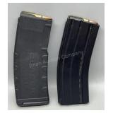 Pair of 30 Rd AR-15 Magazines Full