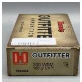 Hornady 300 WSM 20 Rds/Box 180Gr CX