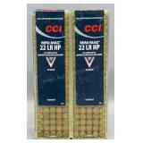 2x CCI 22LR Mini Mag 100 Rds/Box 36Gr HP
