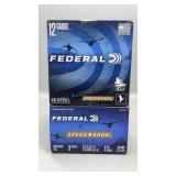 2x Federal 12ga 3in steel shot 25shells/box