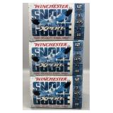 3x Winchester 12ga 3in steel shot 25shells/box