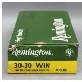 Remington 30-30 Win 20 Rds/Box 150Gr SP