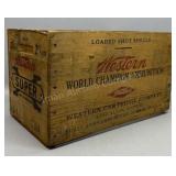 Western Super X 12Ga Wooden Shell Box 15x9x9in