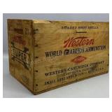 Western Super X 12Ga Wooden Box 15x9x9in