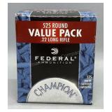 Federal 22LR 525 Rds